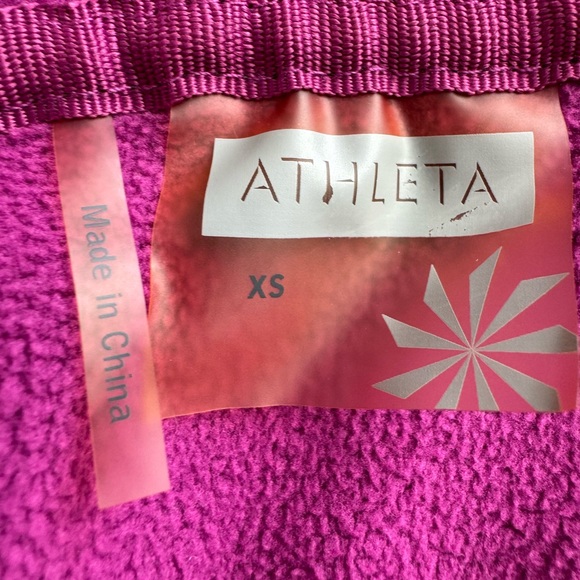 ❤️Athleta Redwood Zip Up Fleece Jacket Coat Size XS - Picture 7 of 14